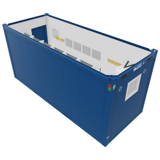 20’ Sanitärcontainer Dusche (Duschcontainer)