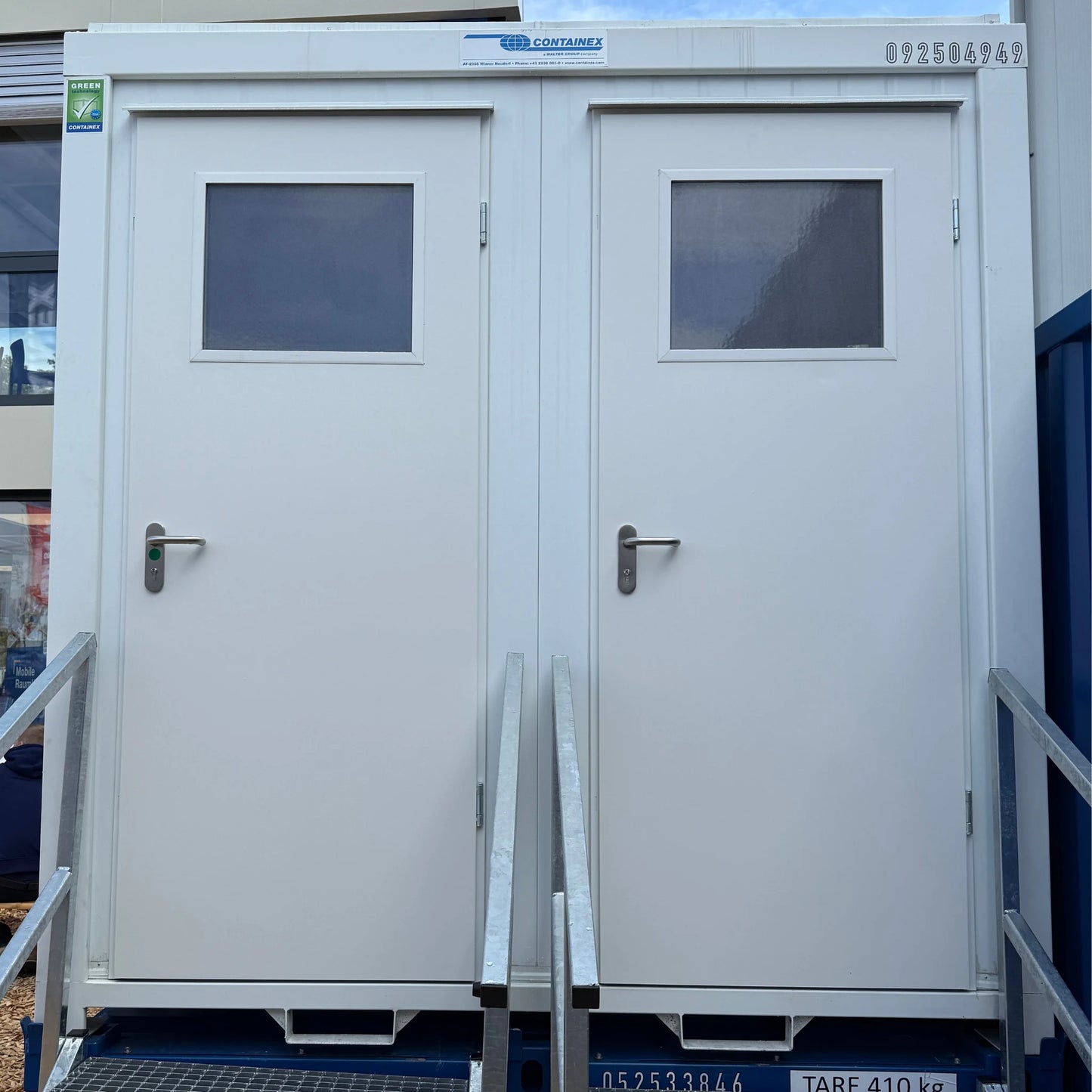 8' Duo WC-Box - Sanitärcontainer