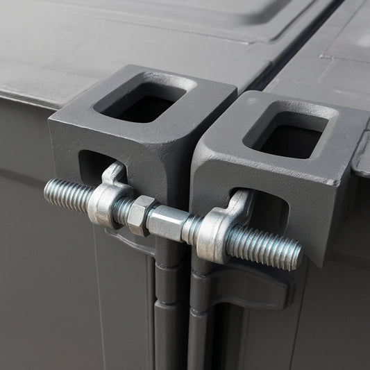 Bridge Fitting zwischen zwei Containern zur sicheren Verbindung