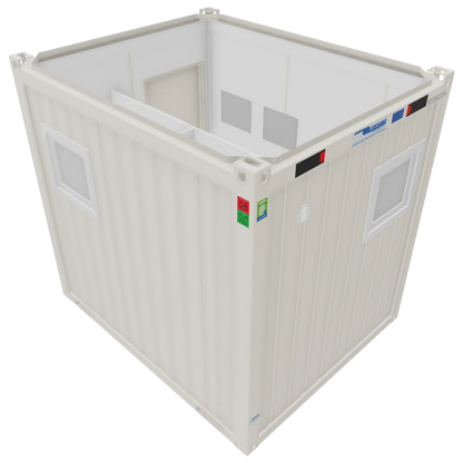 10’ Sanitärcontainer Herren (WC-Container)