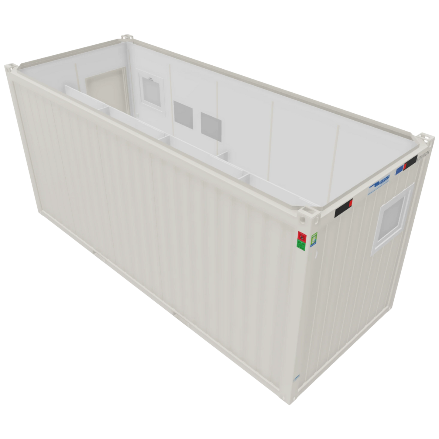 20' Sanitärcontainer Herren (WC-Container)