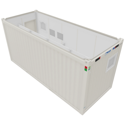 20' Sanitärcontainer Herren (WC-Container)