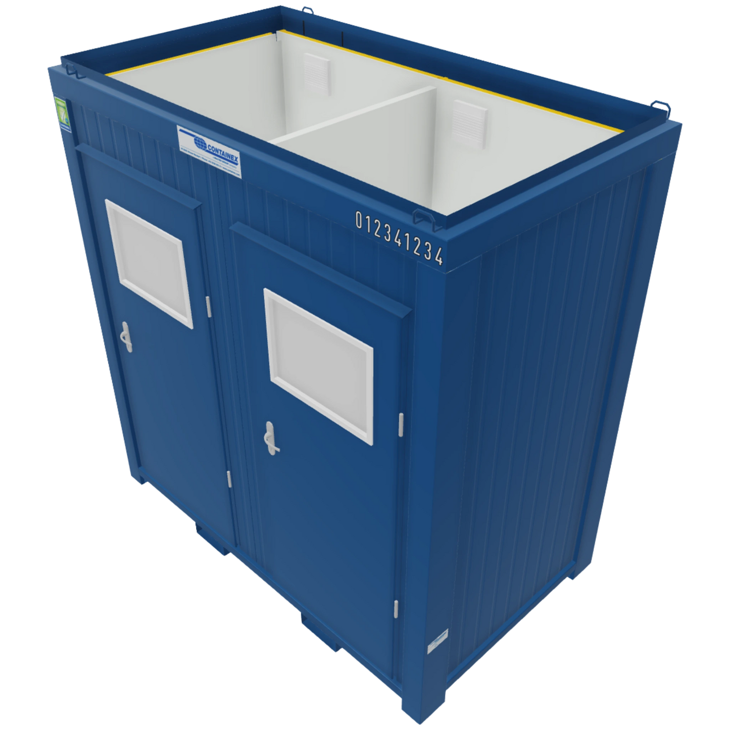 8' Duo WC-Box - Sanitärcontainer
