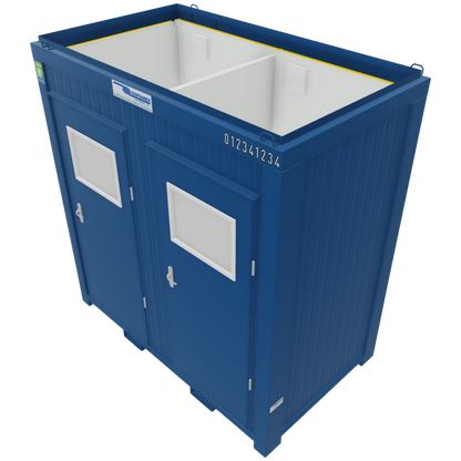 8' Duo WC-Box - Sanitärcontainer