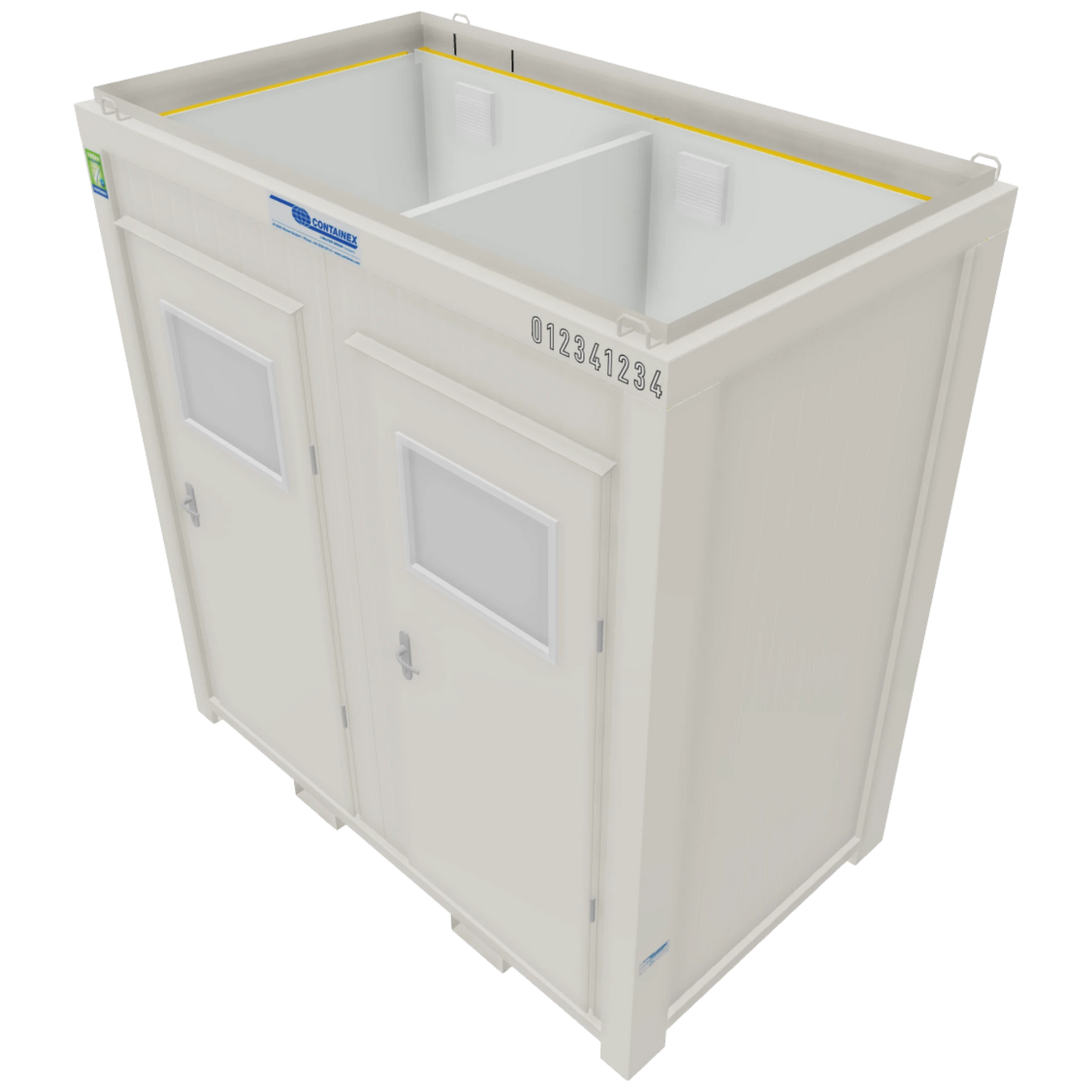 8' Duo WC-Box - Sanitärcontainer