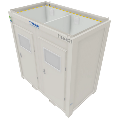 8' Duo WC-Box - Sanitärcontainer
