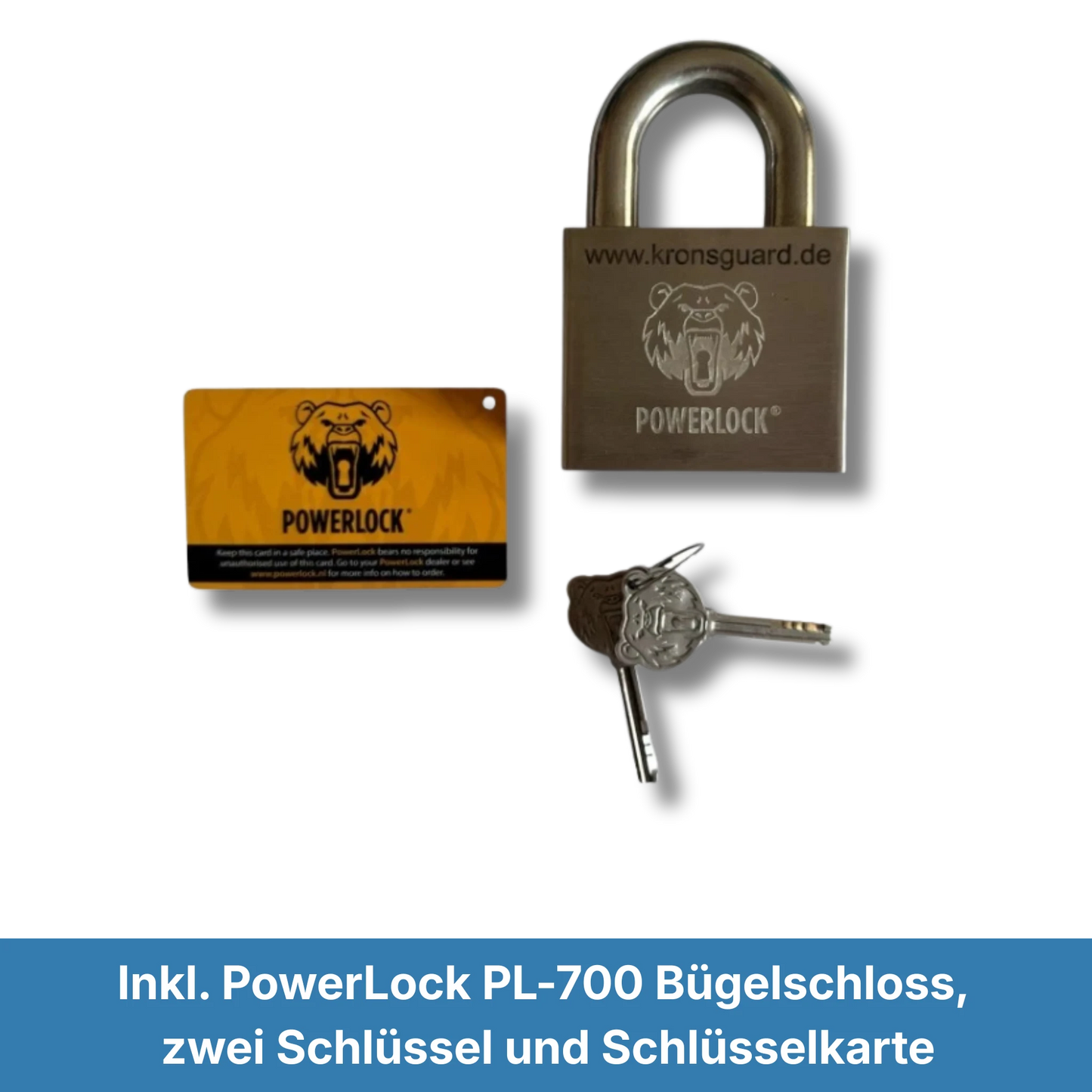 Detailansicht vom Bügelschloss des Containerschlosses ATHENE