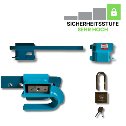 Detailansicht vom Athene Containerschloss