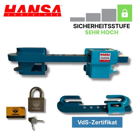 Übersicht des Container Sicherheitsschlosses ATHENE