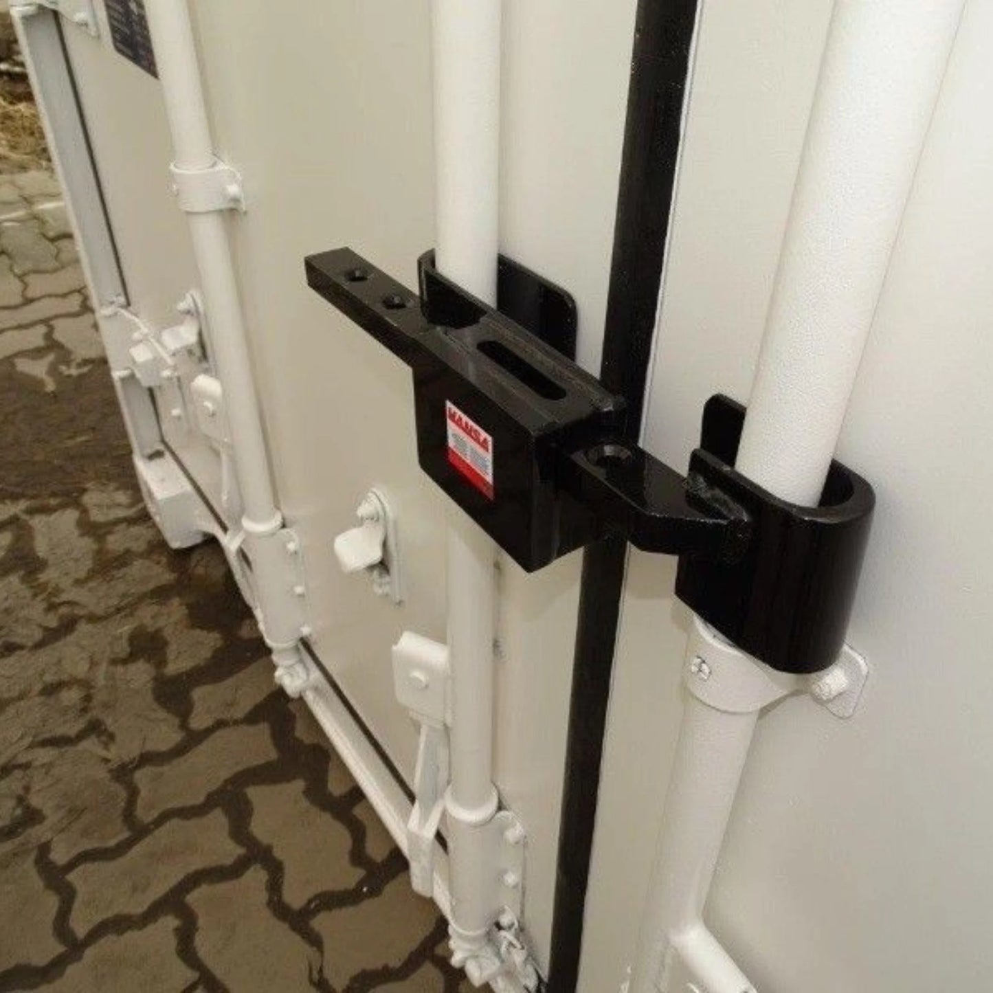 Containerschloss HCT-003 am Container montiert