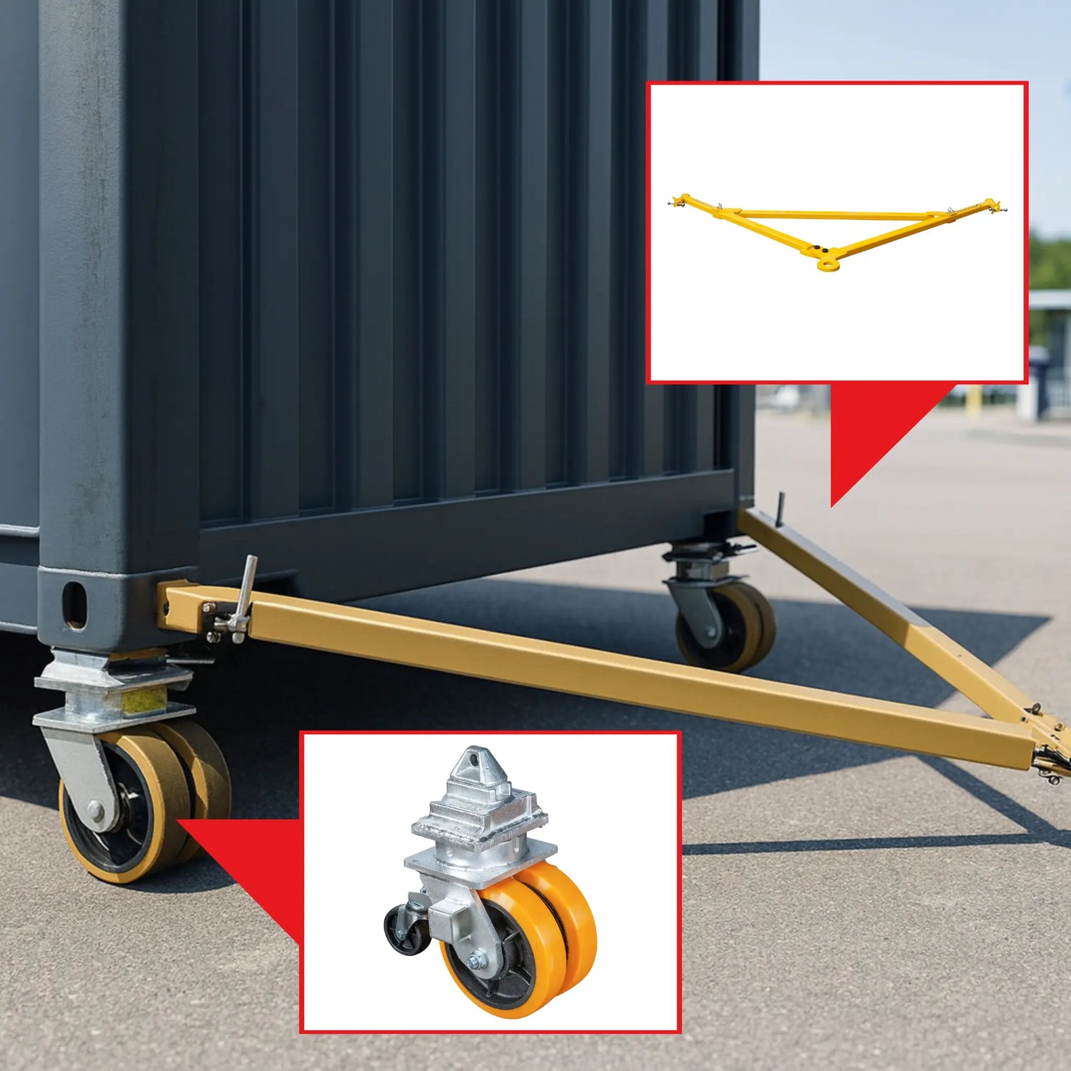 Containerrollen – Transportzubehör